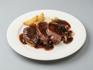 Carrillera de ternera con salsa de vino tinto