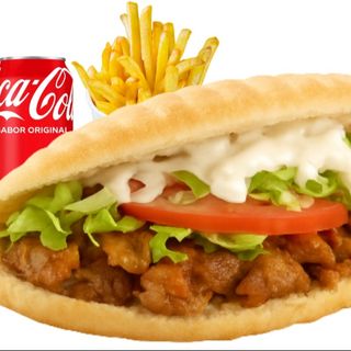 Combo Pita carne y verduras