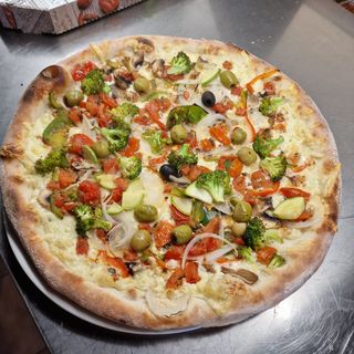 Pizza Vegetariana - Sin salsa de tomate