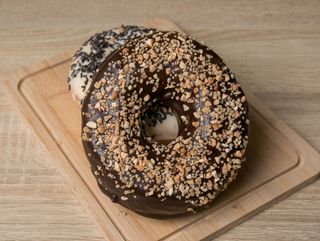 Donut de chocolate artesanal