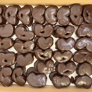 Caja de palmeritas de chocolate (12 uds.)