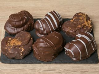 Caja de palmeritas de fondant (12 Uds.)