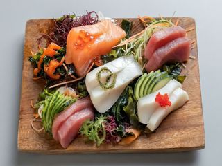 Sashimi  variado especial (20 pzs.)