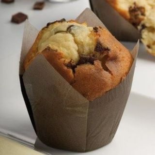 Muffin con perlas de chocolate