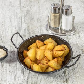 Patatas Bravísimas Con All I Oli de Kimchi