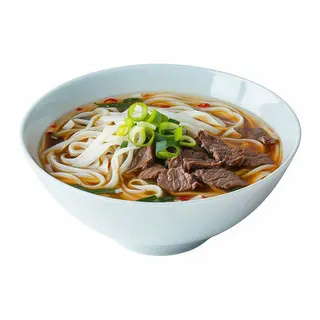 Sopa de tallarines con ternera al estilo taiwanés