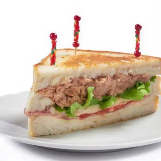 Sándwich De Atún Con Tomate Triturado