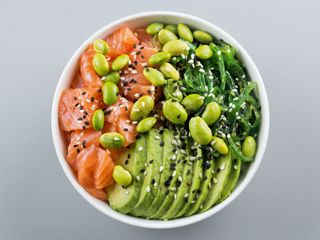 Hawaiian Poke de salmon