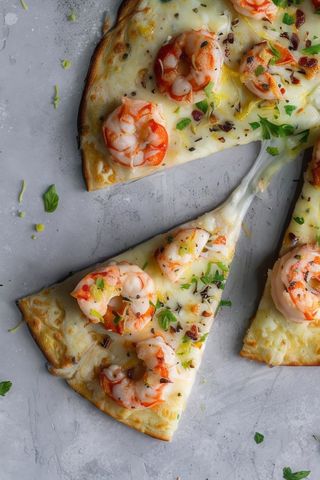 Pizza Gamba- ( 32 cm )