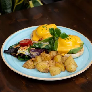 Huevos Benedict con Aguacate (Sin gluten)