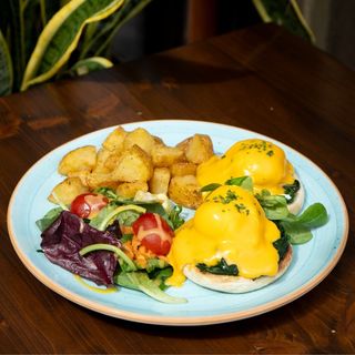 Huevos Benedict Florentine (Sin Gluten)