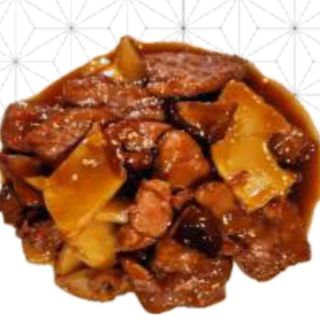 53.Ternera setas con bambú 