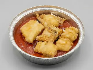 Bacalao Encebollao Con Tomate