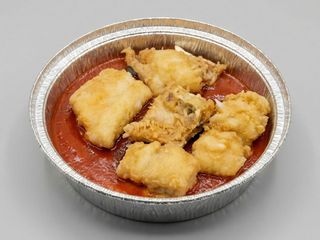 Bacalao Encebollao Con Tomate