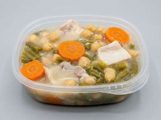 Ración De Cocido Casero De Garbanzos (En Temporada)