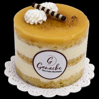 Mini tarta de Turrón y Yema Tostada