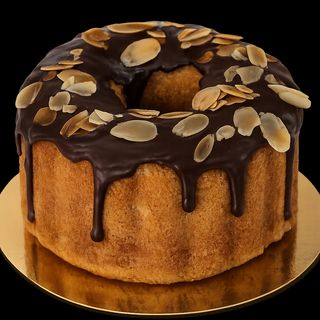 Queque de Vainilla con Chocolate