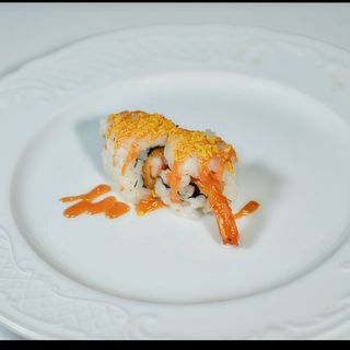 805.uramaki gambas fritas con patatas y ketchup(8uds)