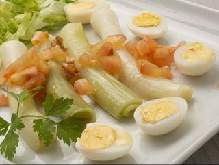 Ensalada de puerros