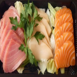 Cortes de sashimi