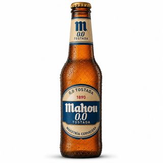 Cerveza Mahou 0.0 Tostada Botella 33cl.