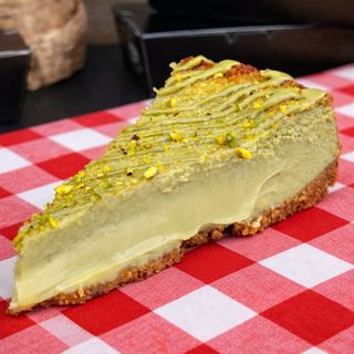 Tarta de pistacho de la cheesqueria