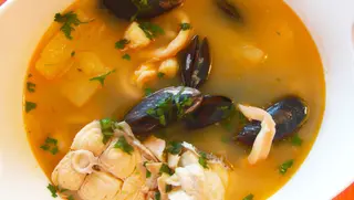 3. Sopa de mariscos
