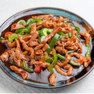 51. Ternera con pimientos