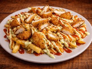 Pollo papas