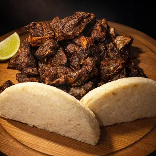 Bofe con arepa