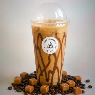 Frappé de caramelo y chocolate