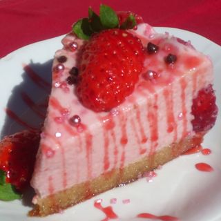 Tarta de Queso de Arándanos