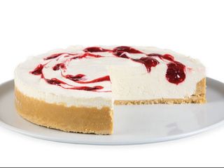 Tarta cheesecake frambuesa