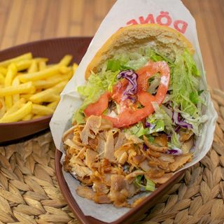 Pita kebab Sin Lechuga