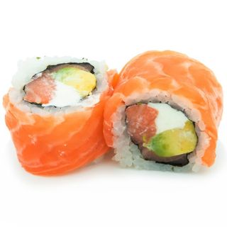 459. Rollito de salmón con aguacate y queso (8 uds.)