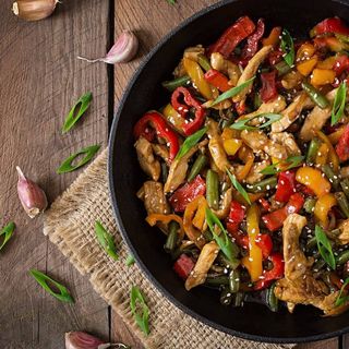 38. Pescado con salsa picante