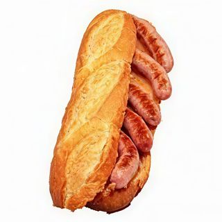 Bocadillo de Salchicha del país
