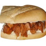 Bocadillo de pincho con alioli