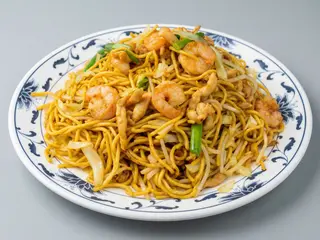 Tallarines con Gambas