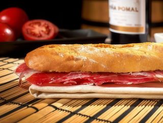 Medio Bocata De Jamón Ibérico