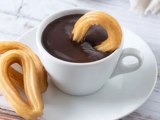 Churros con chocolate