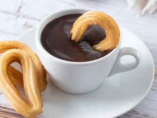 Churros con chocolate