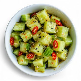 Ensalada De Pepino Picante