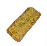 Rosendo de pollo al curry y salsa gaucha