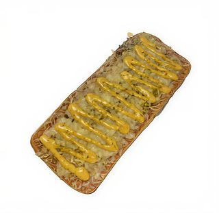 Rosendo de pollo al curry y salsa gaucha