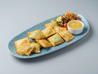 Raviolis Fritos De Morcilla De Níjar