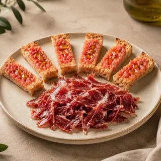 Virutas de jamón ibérico de recebo 100gr. (Tapa)