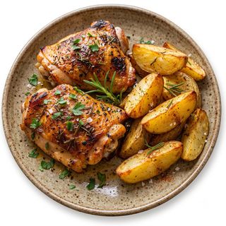 Muslo de Pollo Asado al Horno