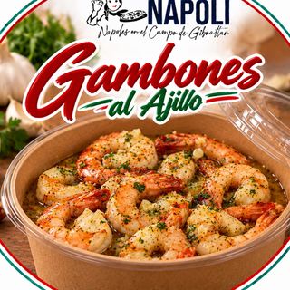 Gambones al ajillo