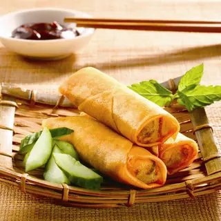 Minirollos de otoño fritos al estilo de la casa (3 pzs.)